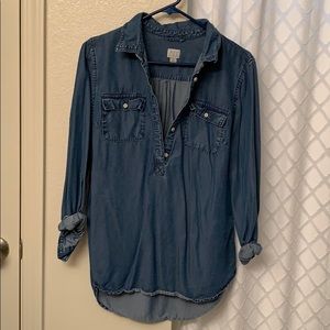 Chambray tunic